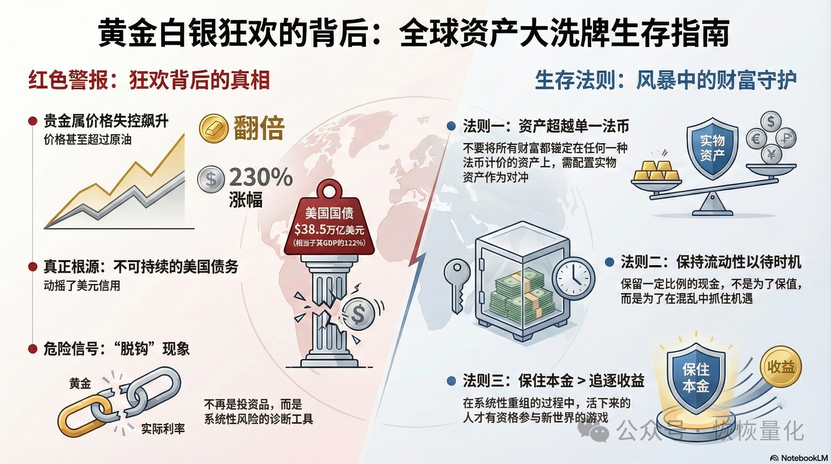 贵金属飙升背后的系统风险：财政主导与规则变化（示意）